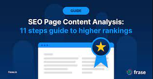 seo page content analysis